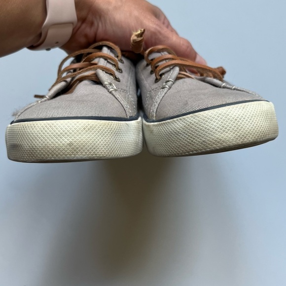 Sperry’s Topsider Gray Seacoast Boat Shoes Size 7.5 - Picture 3 of 7